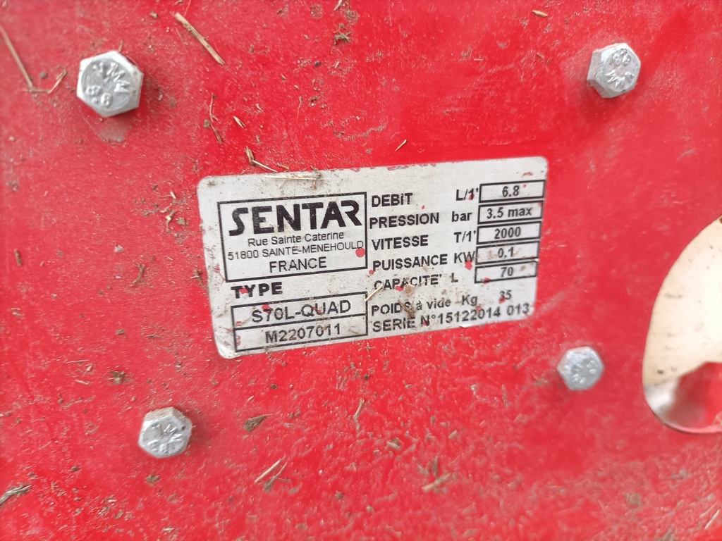 Pulvérisateur MM S70L-QUAD  70l 12v pour Quad