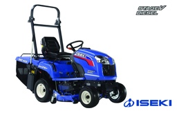 [SXG216+ H54RSAE42] SXG216+ TRACTEUR DE TONTE ISEKI, moteur Iseki Diesel 16CV Twin, coupe de 100cm, avec Relevage Hydraulique du bac collecteur de 380l