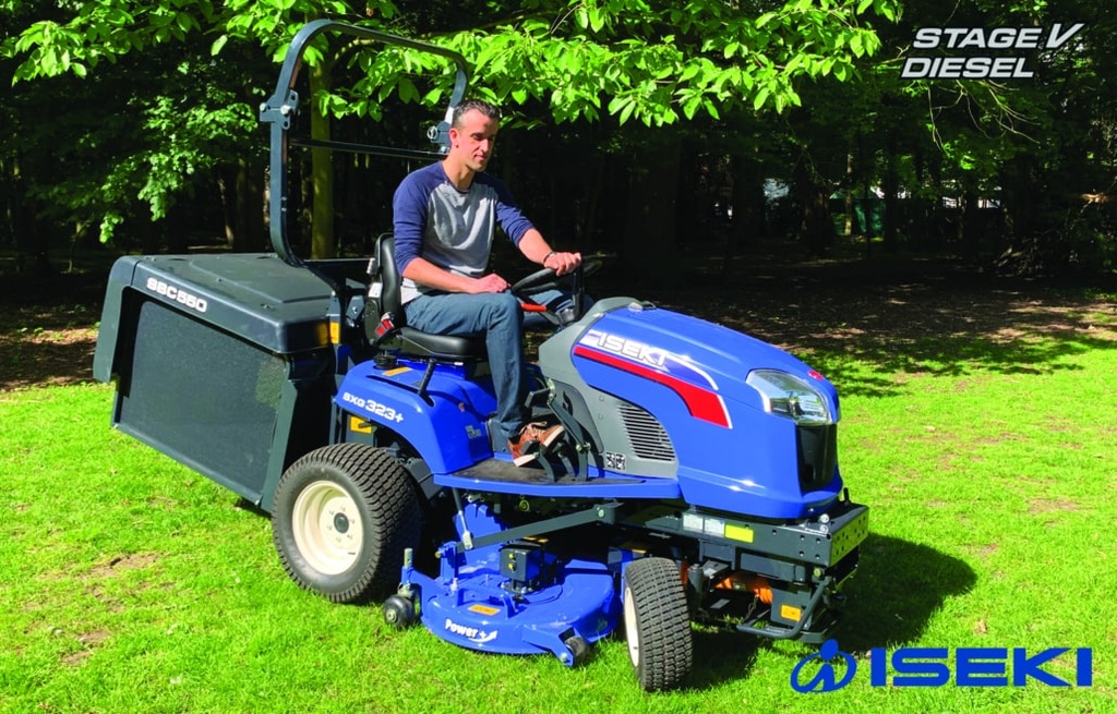 TRACTEUR DE TONTE ISEKI SXG324 122CM AVEC VIDANGE AU SOL Lefebvre